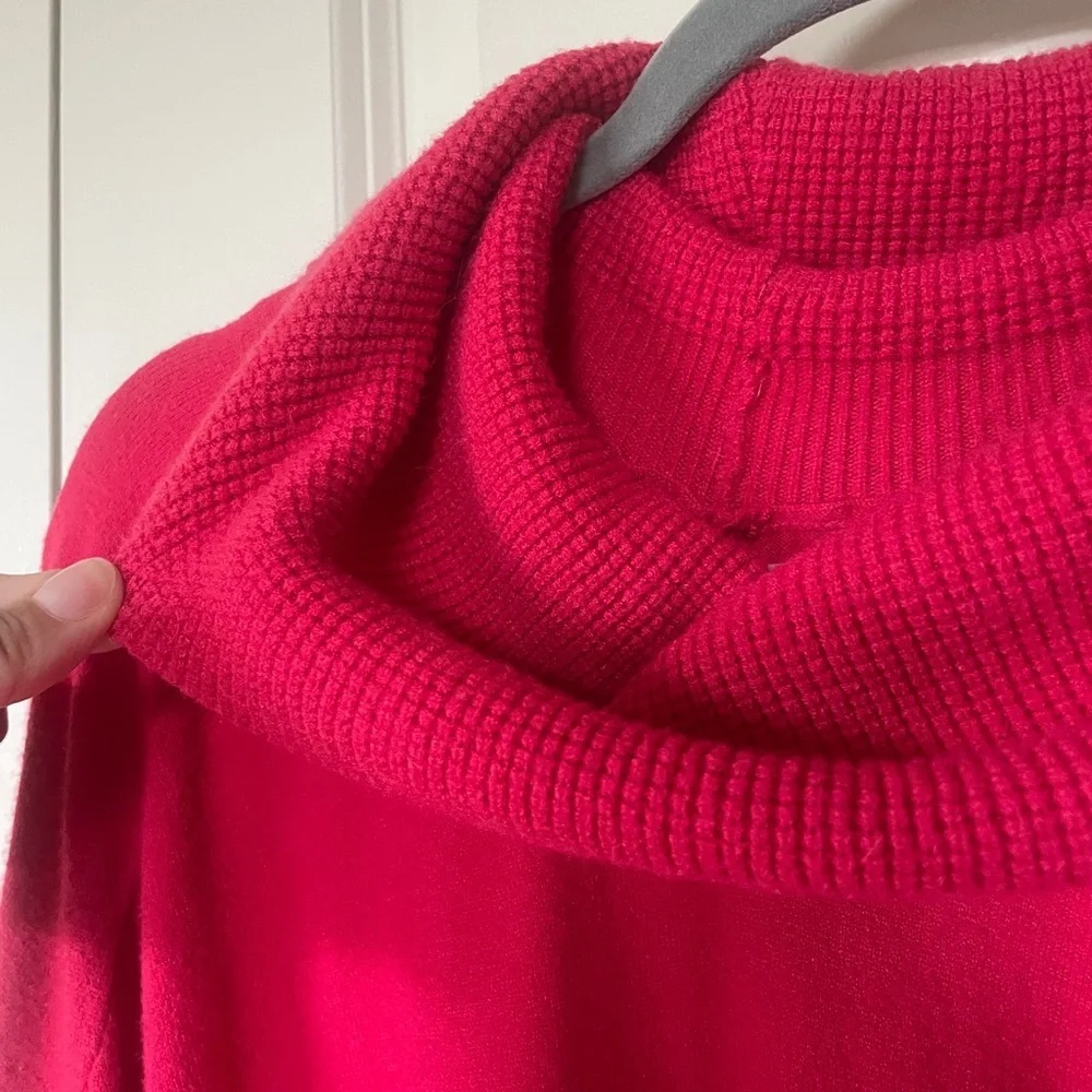 Cyrus Pink Cowl Neck Sweater - Picture 2 of 15